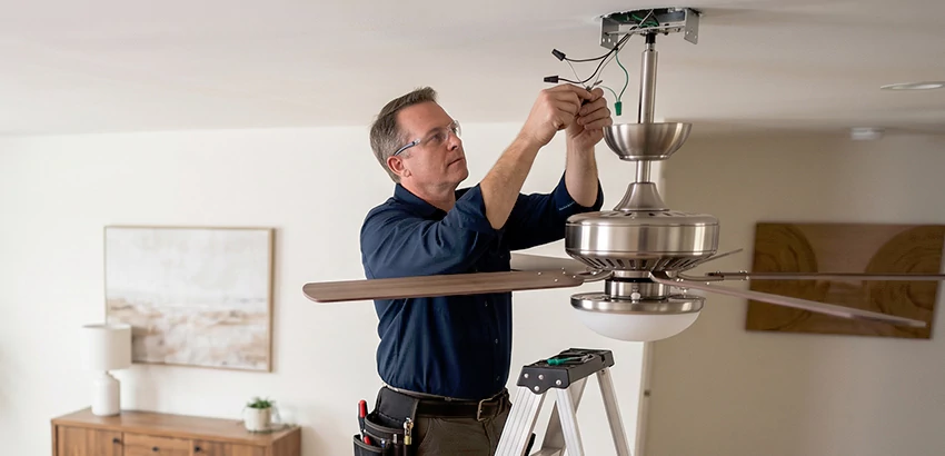 Ceiling Fan Light and Switch Repair in Deland