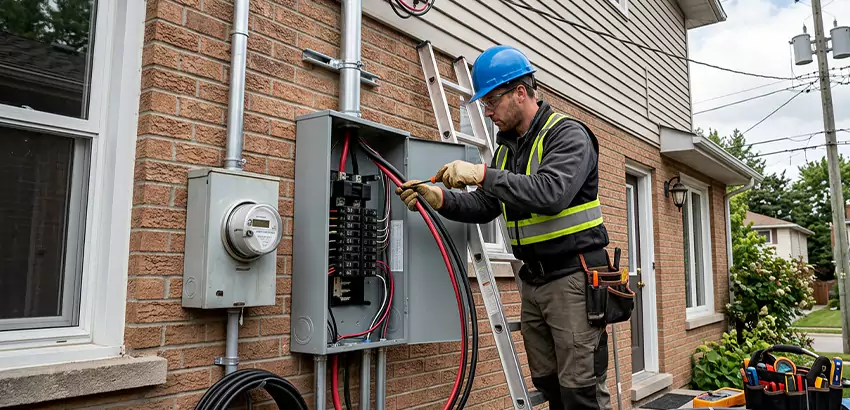 Outdoor Subpanel Installation in Deland